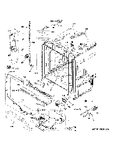 Body Parts Diagram and Parts List for CDT805P2N5S1  General Electric Dishwasher