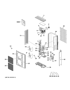 Part Location Diagram of WP20X27522 GE PRESSURE SAFTEY SWITCH