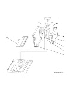 Base Pan & Unit Parts Diagram and Parts List for AJCQ10ACGL1  General Electric Air Conditioner