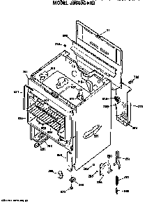 Part Location Diagram of WB2X8110 GE BRACE SIDE L
