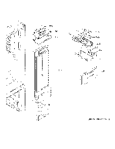 Fresh Food Section Diagram and Parts List for GDE25ESKPRSS  General Electric Refrigerator