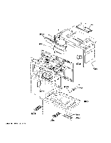 Oven cavity parts Diagram and Parts List for JVM6172SK5SS  General Electric Microwave
