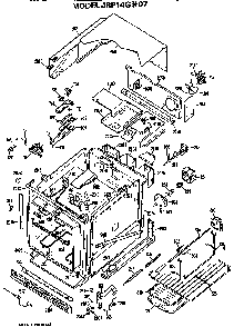 Part Location Diagram of WB24X108 GE DISCONTINUED