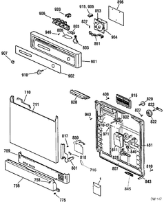 Part Location Diagram of WD2M196 GE NO LONGER AVAILABLE