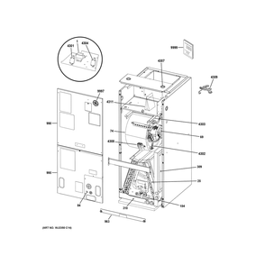 Room Air Conditioner 1 Diagram and Parts List for NAM24P1TA5S71  General Electric Air Conditioner