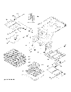 Oven Cavity Parts Diagram and Parts List for ZGP304NT1SS  General Electric Range