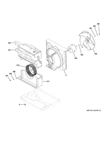 BASE PAN PARTS Diagram and Parts List for AEM06LVQ1  General Electric Air Conditioner