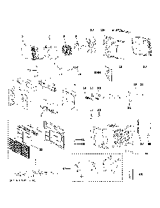 Room air conditioner Diagram and Parts List for AHC24DZH1  General Electric Air Conditioner