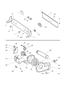 CONTROLS-BLOWER Diagram and Parts List for GCMX180ED1WW  General Electric Dryer