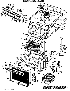 Part Location Diagram of WB3X5641 GE DISCONTINUED