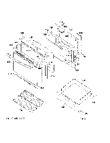 Door And Drawer Parts Diagram and Parts List for JBS460DM3WW  General Electric Range