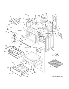 Part Location Diagram of WB35X29075 GE Oven Insulation (Bottom)