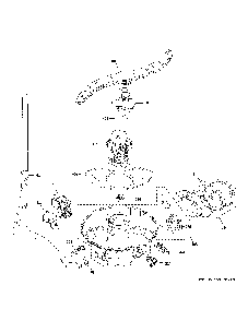 Motor, Sump And Filter Assembly Diagram and Parts List for GDT535PGR3WW  General Electric Dishwasher