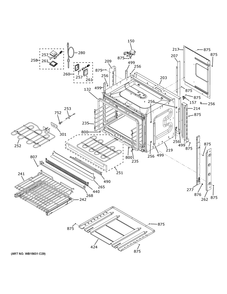 Body Parts Diagram and Parts List for ZKS90DPSN3SS  General Electric Wall Oven
