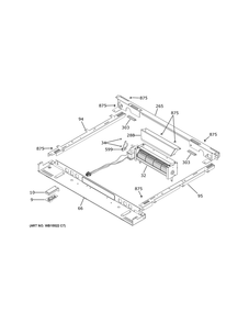 Part Location Diagram of WB35X46286 GE VENT TUBE GASKET