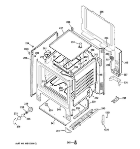 Part Location Diagram of WB38K10021 GE VENT COVER