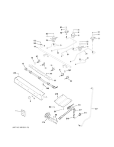 Part Location Diagram of 31-11028 GE Installation instructions