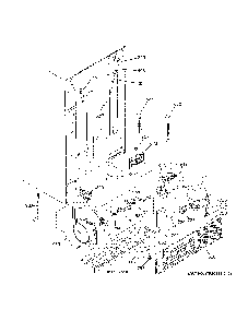 Machine Compartment Diagram and Parts List for GSE25GGPFCBB  General Electric Refrigerator