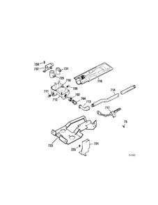GAS VALVE Diagram and Parts List for GNSR465GB1WW  General Electric Dryer