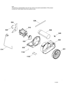 BLOWER & DRIVE ASM Diagram and Parts List for GTMP520ED6WW  General Electric Dryer
