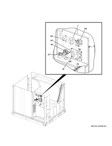 Control Parts Diagram and Parts List for NP14X30S05402  General Electric Air Conditioner