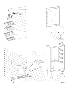 WINE COOLER Diagram and Parts List for GWS04FLRTSC  General Electric Refrigerator