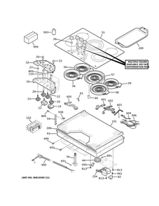 Part Location Diagram of 49-2000986 GE Pm quick owners manual