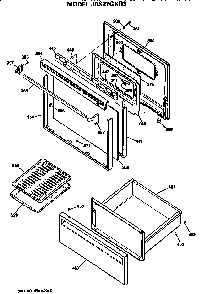 Part Location Diagram of WB2X8114 GE ROD SUPPORT