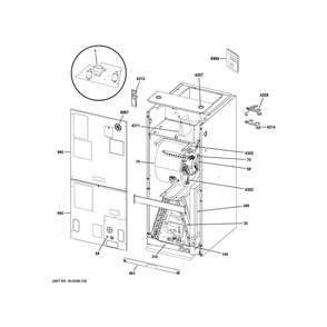 Room Air Conditioner 1 Diagram and Parts List for NAM36V1TA5D01  General Electric Air Conditioner