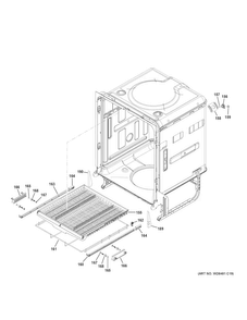 Body Parts Diagram and Parts List for CDT865SSJ0SS  General Electric Dishwasher