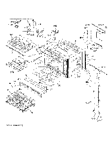 Upper Oven Diagram and Parts List for PTD700RSN1SS  General Electric Wall Oven
