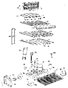 Unit Parts Diagram and Parts List for TBX24TLR  General Electric Refrigerator