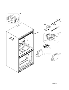 Part Location Diagram of WR01L00347 GE PAN