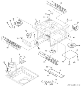 Part Location Diagram of WB02X24655 GE STIRRER Assembly