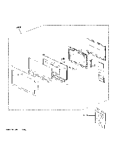 Door Parts Diagram and Parts List for PVM9005SJ8SS  General Electric Microwave