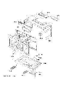 Oven Cavity Parts Diagram and Parts List for JVM3160DF8CC  General Electric Microwave