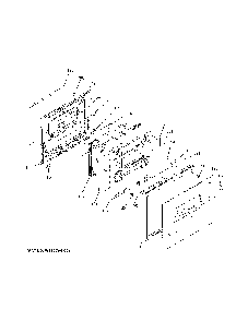 Door Diagram and Parts List for JRP20WJ4WW  General Electric Wall Oven
