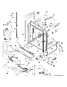 Body Parts Diagram and Parts List for CDT875P3N6D1  General Electric Dishwasher