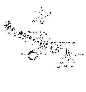Motor-pump mechanism Diagram and Parts List for 36315459992  Kenmore Dishwasher