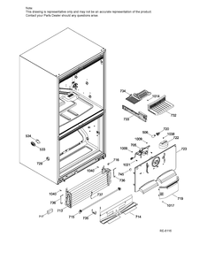 FZ FUNCTIONAL PARTS Diagram and Parts List for PDR20KMHBRES  General Electric Refrigerator