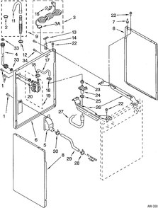 Part Location Diagram of WH1X2661 GE CAP SIPHON