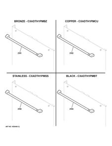 Cafe Customization 1 Diagram and Parts List for CDT875P4N8W2  General Electric Dishwasher