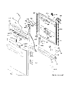 Escutcheon And Door Assembly Diagram and Parts List for PDT755SYR4FS  General Electric Dishwasher