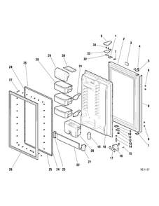 Part Location Diagram of WR2S45 GE NO LONGER AVAILABLE