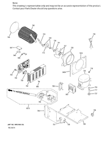 Part Location Diagram of WR01A00904 GE SPACER CRUSHER STATIONAR
