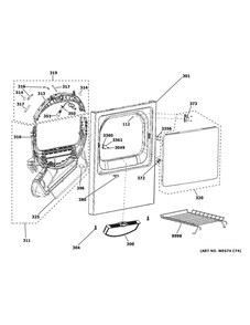 Part Location Diagram of WE01X26494 GE SOCKET Assembly