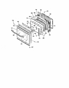 Part Location Diagram of WB1K5161 GE SCREW-WHITE