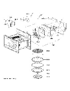 Interior parts Diagram and Parts List for ZSB9121N2SS  General Electric Microwave