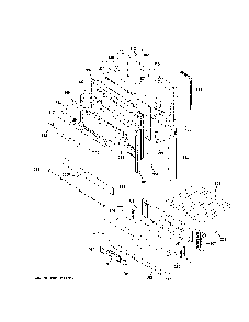 Door And Drawer Parts Diagram and Parts List for JGBS60REK5SS  General Electric Range