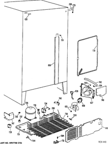 SYSTEM GROUP Diagram and Parts List for MRSX20BASBAD  General Electric Refrigerator